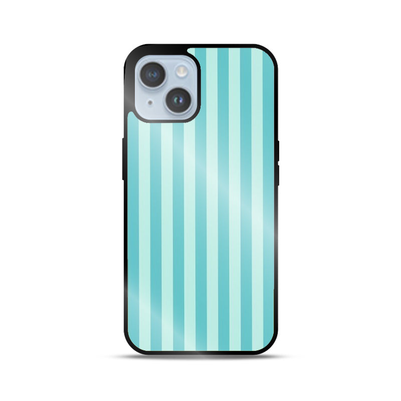 Teal Stripe iPhone Case
