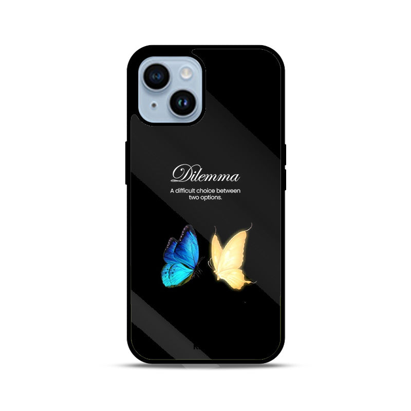 Dilemma Butterfly iPhone Case