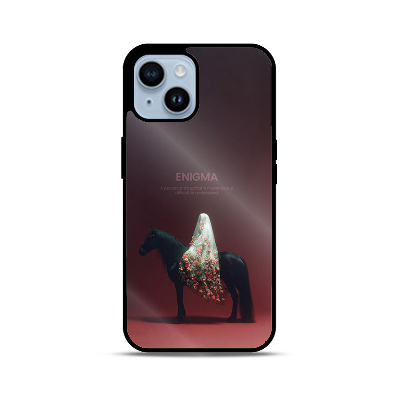 Enigma Floral Horse iPhone Case