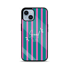Good Vibes Striped case- iPhone series