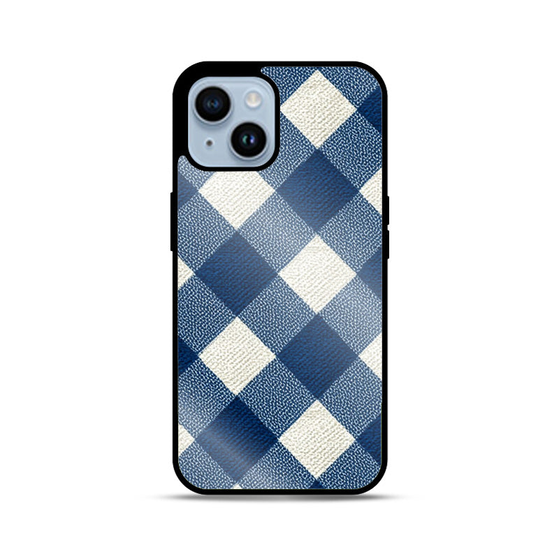 Blue Plaid Case- iPhone Case series