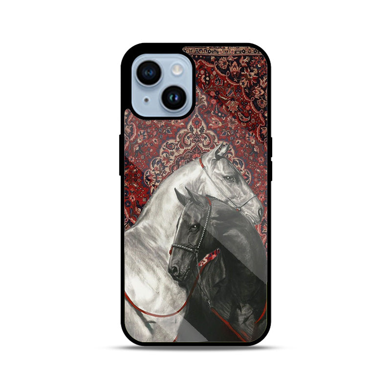 Vintage Horse Tapestry iPhone Case
