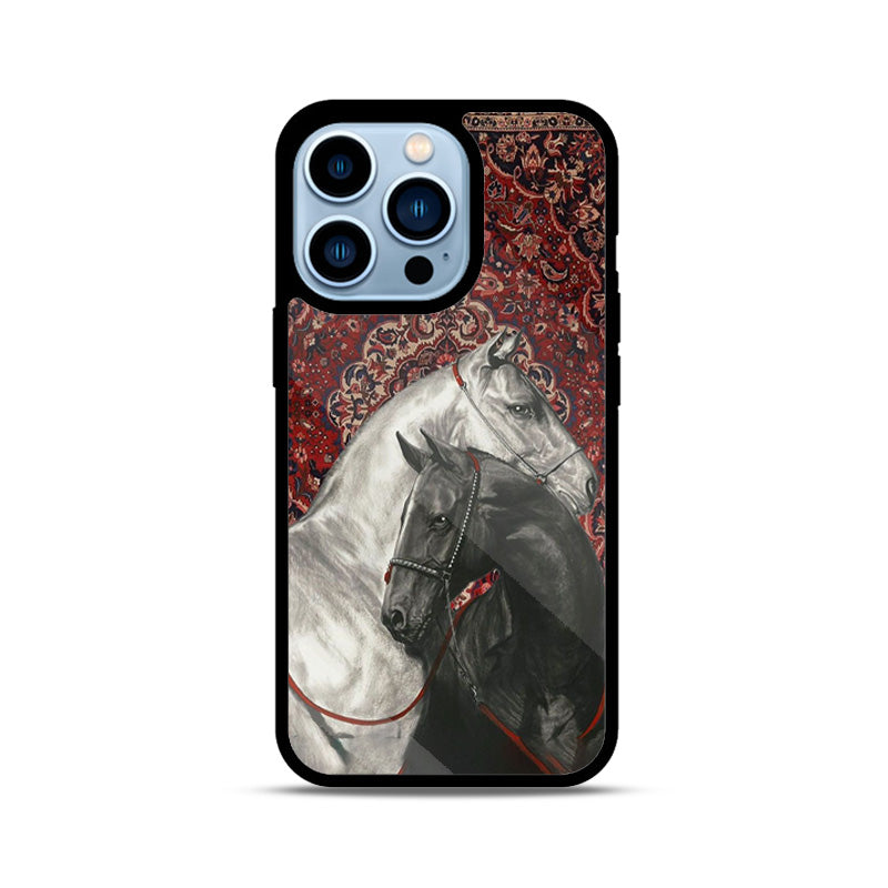 Vintage Horse Tapestry iPhone Case