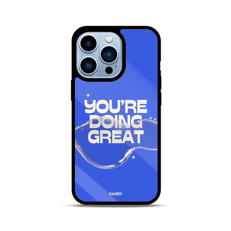 Liquid Motivation Text-iPhone Case
