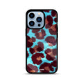 Burgundy Floral & Blue Aesthetic Cover- iPhone series