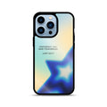 Blue Glow Motivation iPhone Case