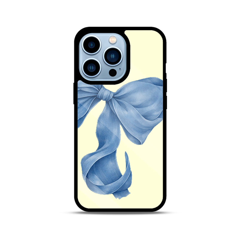 Blue Bow iPhone Case