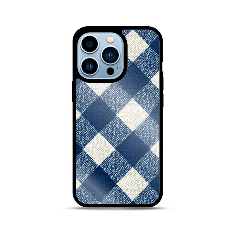 Blue Plaid Case- iPhone Case series