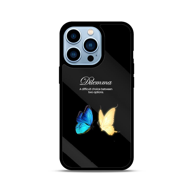 Dilemma Butterfly iPhone Case