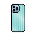 Teal Stripe iPhone Case