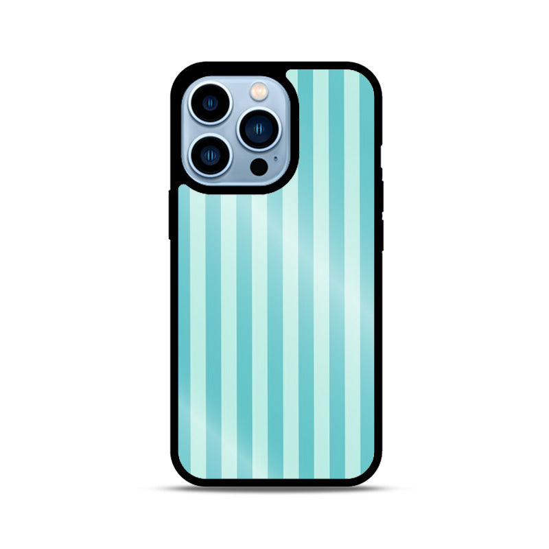 Teal Stripe iPhone Case