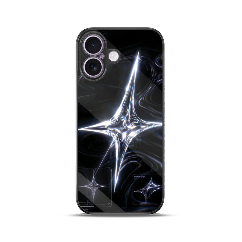 Chrome Eclipse Abstract-iPhone Case