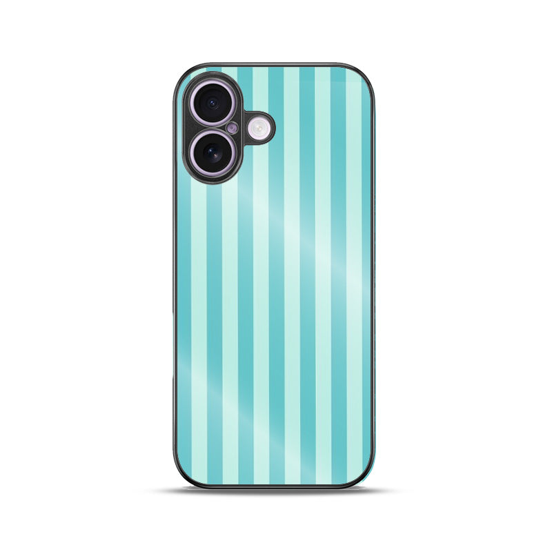 Teal Stripe iPhone Case