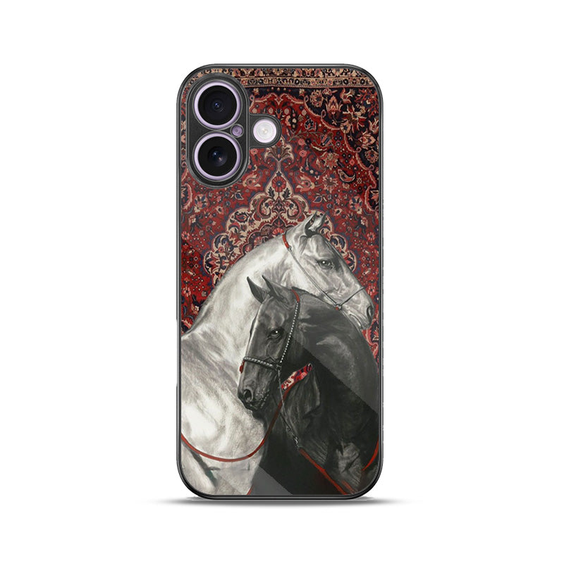 Vintage Horse Tapestry iPhone Case