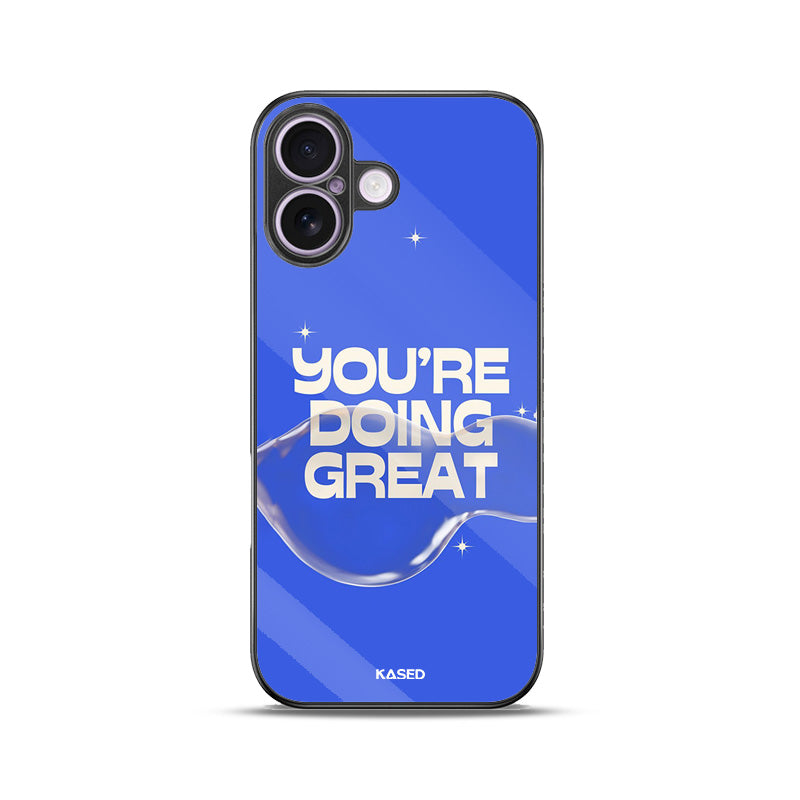 Liquid Motivation Text-iPhone Case