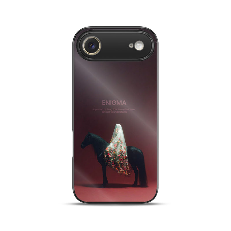 Enigma Floral Horse iPhone Case