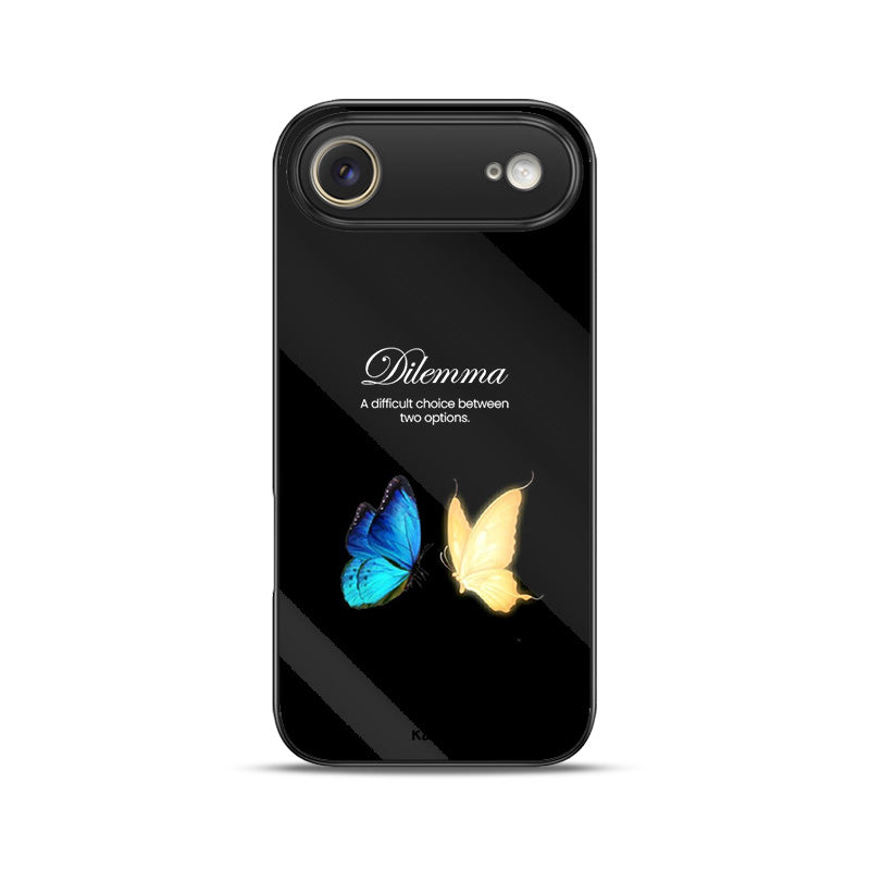 Dilemma Butterfly iPhone Case