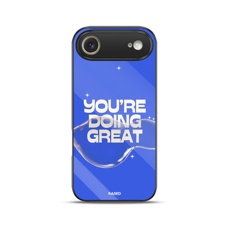 Liquid Motivation Text-iPhone Case