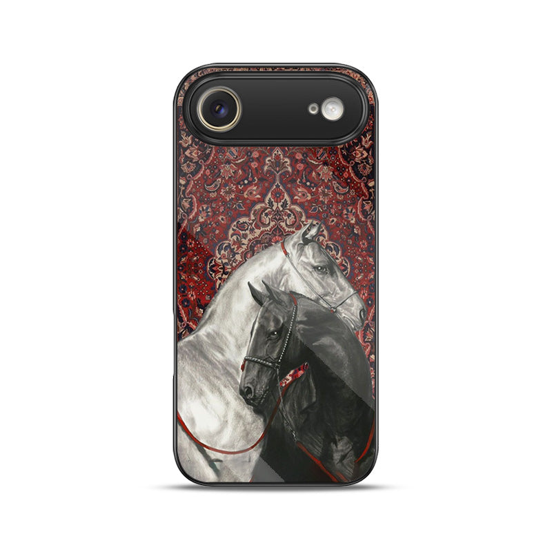 Vintage Horse Tapestry iPhone Case