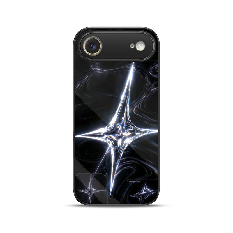 Chrome Eclipse Abstract-iPhone Case
