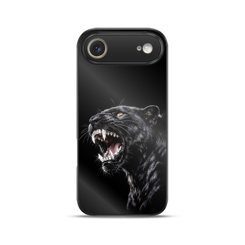 Fierce Black Panther Glossy- iPhone series case