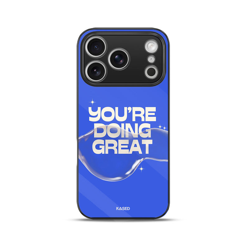 Liquid Motivation Text-iPhone Case