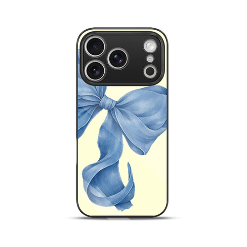 Blue Bow iPhone Case