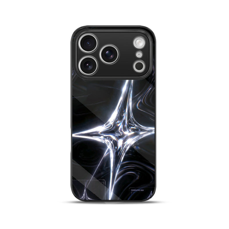 Chrome Eclipse Abstract-iPhone Case