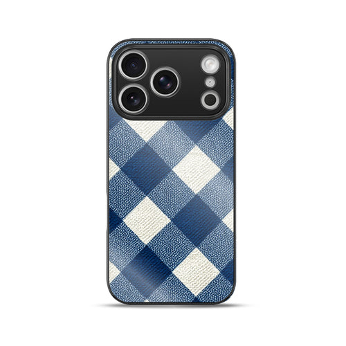 Blue Plaid Case- iPhone Case series