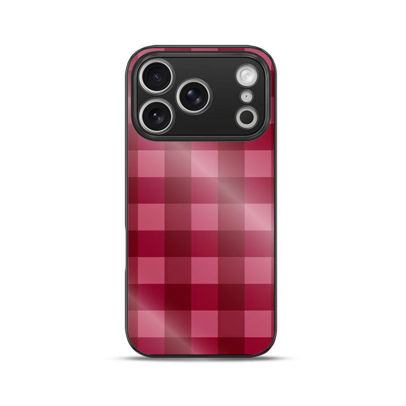 Red Check iPhone Case