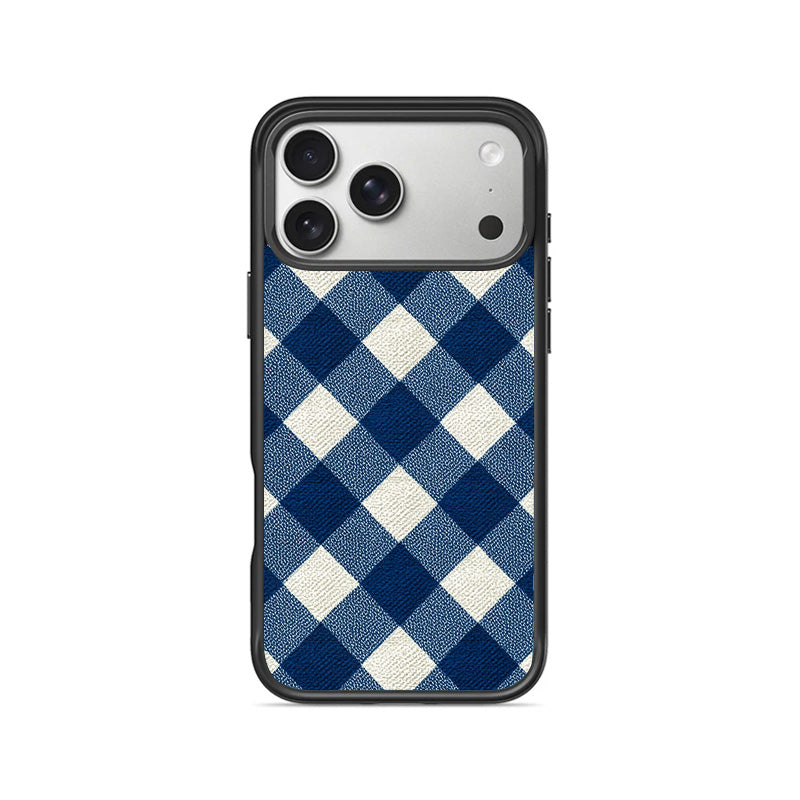 Blue Plaid Case- iPhone Case series