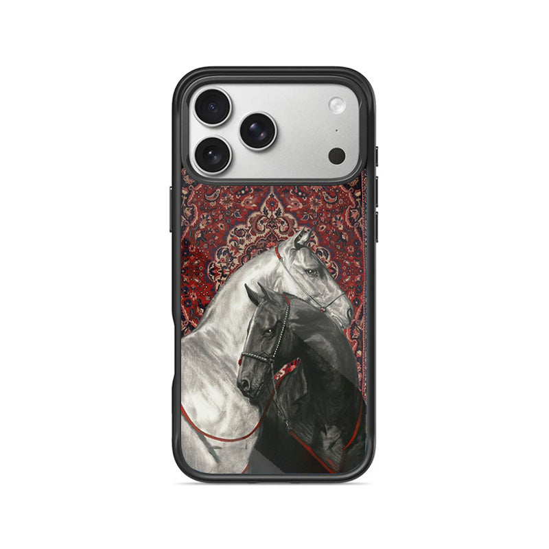 Vintage Horse Tapestry iPhone Case