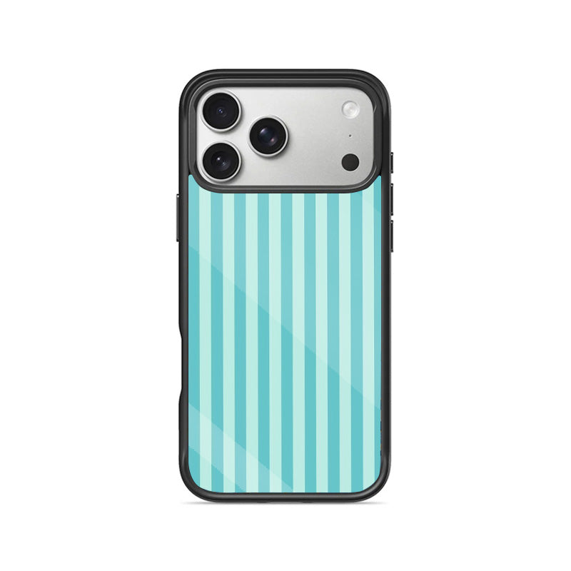 Teal Stripe iPhone Case