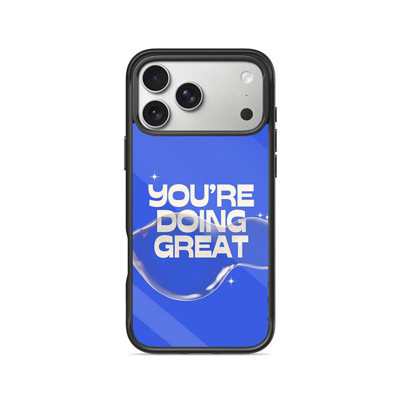 Liquid Motivation Text-iPhone Case