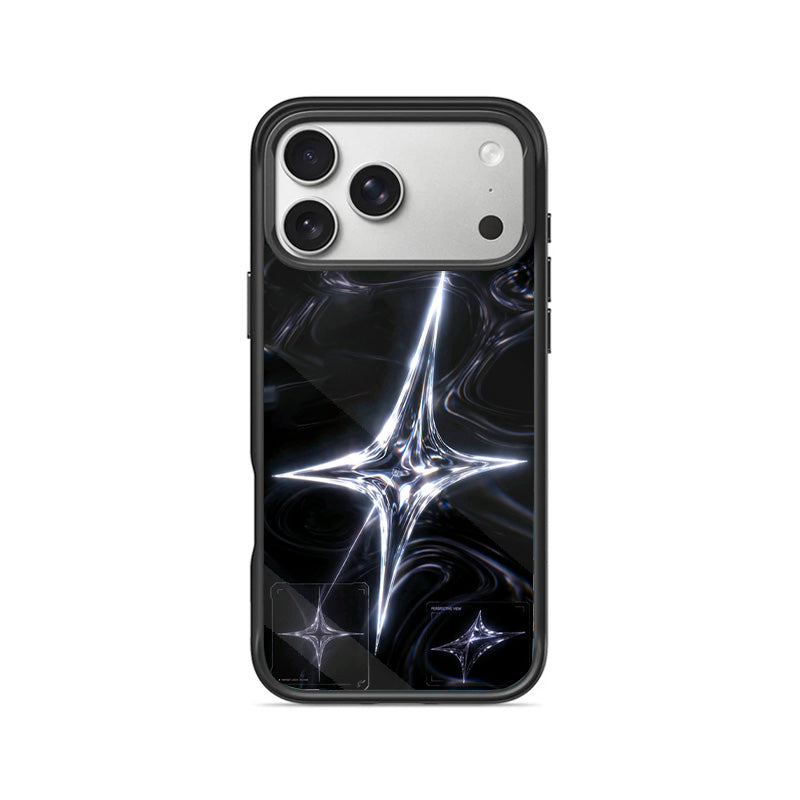 Chrome Eclipse Abstract-iPhone Case