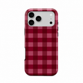 Cherry Checkered Glossy Phone Case