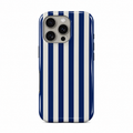 Retro Stripe Gloss - Navy Blue - iPhone series