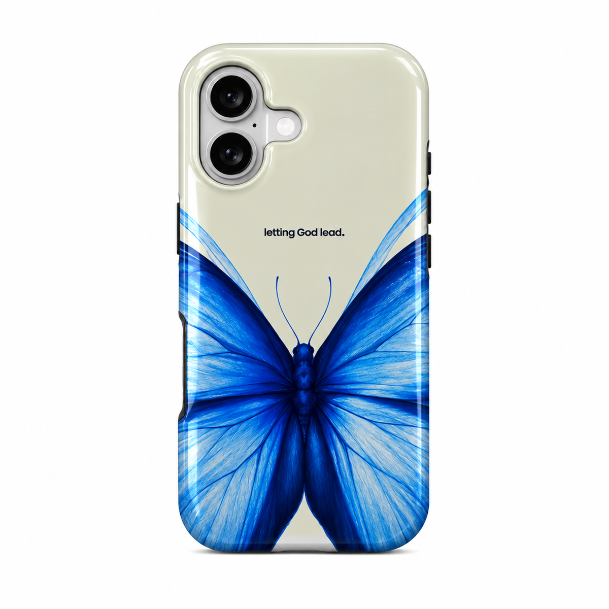 Letting God Lead – Blue Butterfly Case