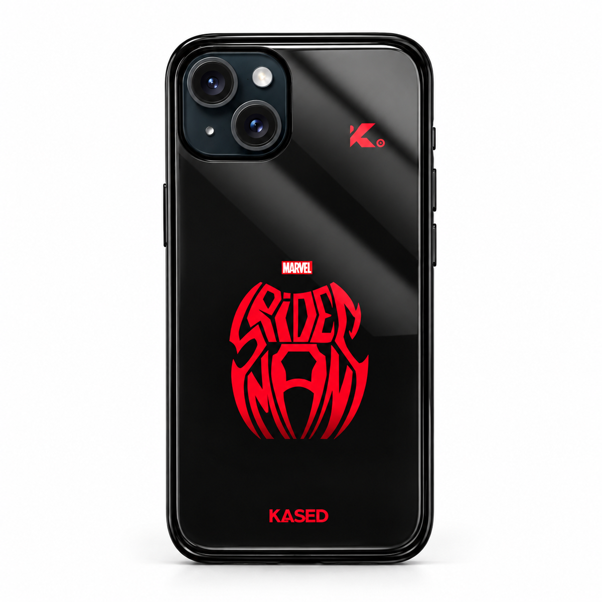 Spiderman Logo Glass - iPhone series case