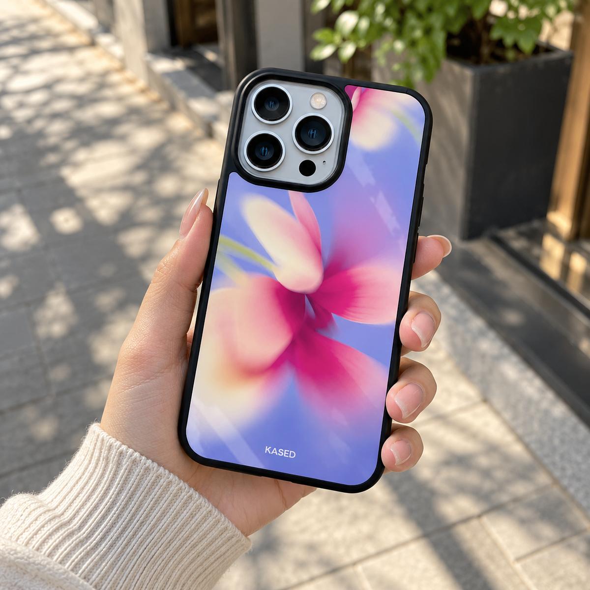 Gradient Flower iPhone Case