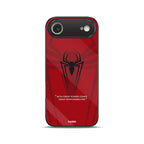 Spider Emblem Quote iPhone Case